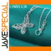 Sterling Silver Butterfly Necklace with Chain