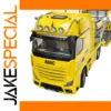Yellow Mercedes-Benz Actros Model 1:18 Scale