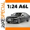 Black 1:24 Scale A6L RS7 Model Car