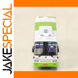 Vibrant Diecast Miniature Bus Model 1:64 Scale