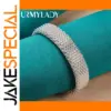URMYLADY Sterling Silver Cuff Bracelet MD058