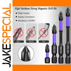 Impact-Resistant Torsion Drill Bit Set