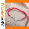 Red Seed of Life Stainless Steel Bracelet
