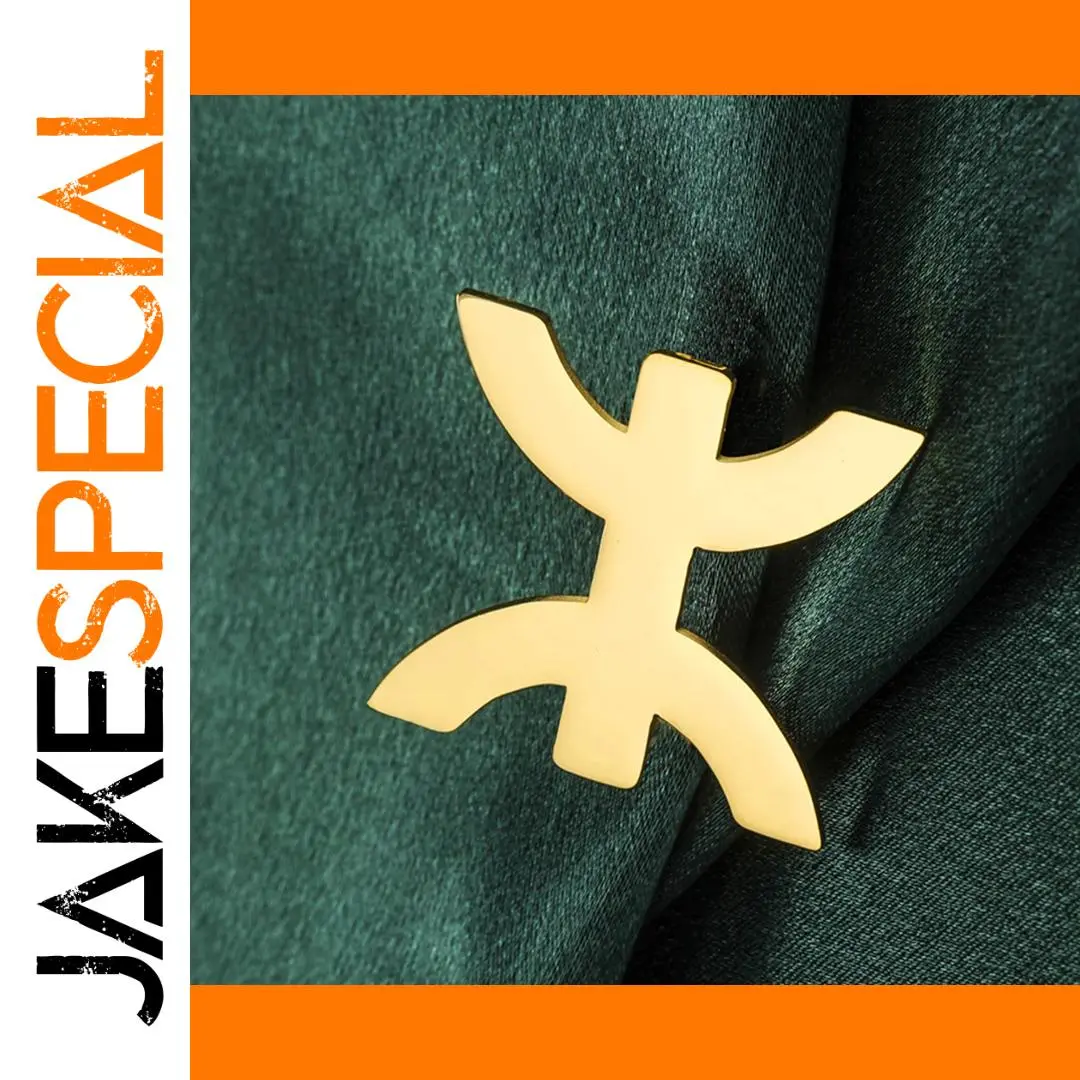 Stainless Steel Berber Brooch for Cultural Elegance 1 Stainless Steel Berber Brooch for Cultural Elegance