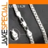 Silver Snake Chain Necklace in 925 Sterling
