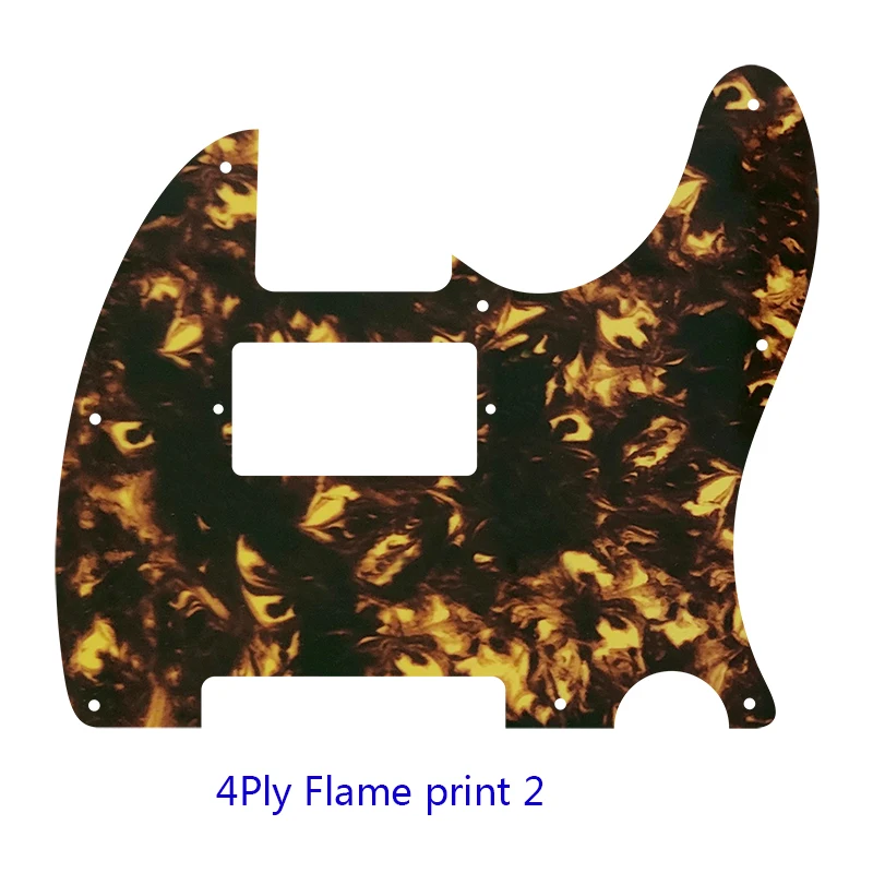Flame Pattern Telecaster Pickguard in Multiple Colors 10 Flame Pattern Telecaster Pickguard in Multiple Colors - Image 10