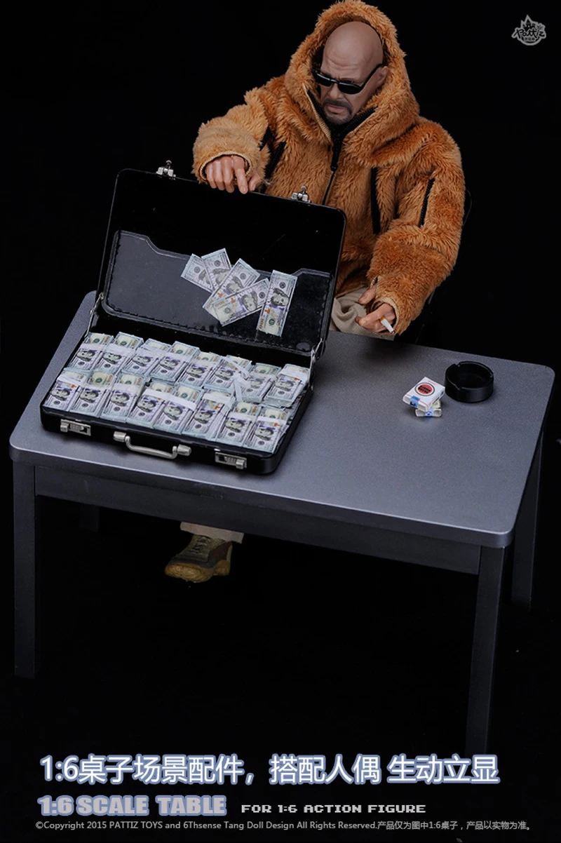 1/6 Scale Silver Table Display Stand 6 1/6 Scale Silver Table Display Stand - Image 6