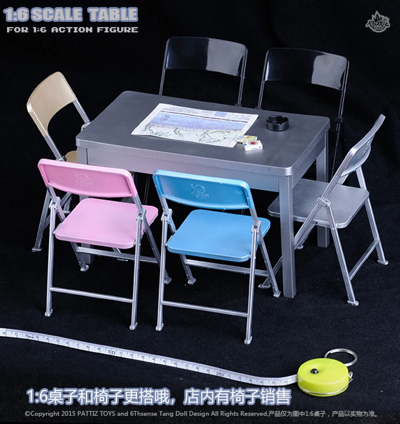 1/6 Scale Silver Table Display Stand 5 1/6 Scale Silver Table Display Stand - Image 5