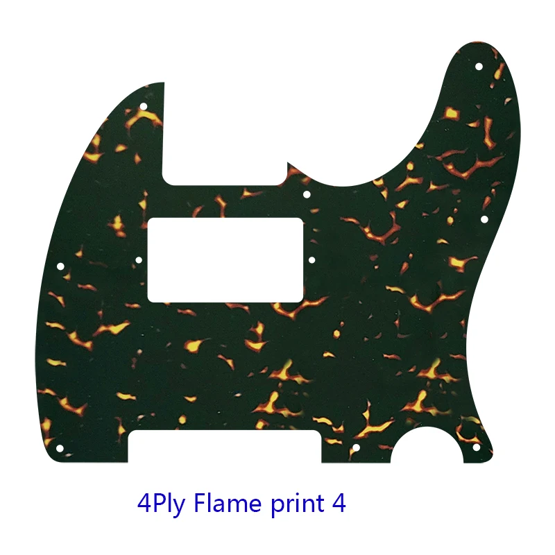 Flame Pattern Telecaster Pickguard in Multiple Colors 3 Flame Pattern Telecaster Pickguard in Multiple Colors - Image 3