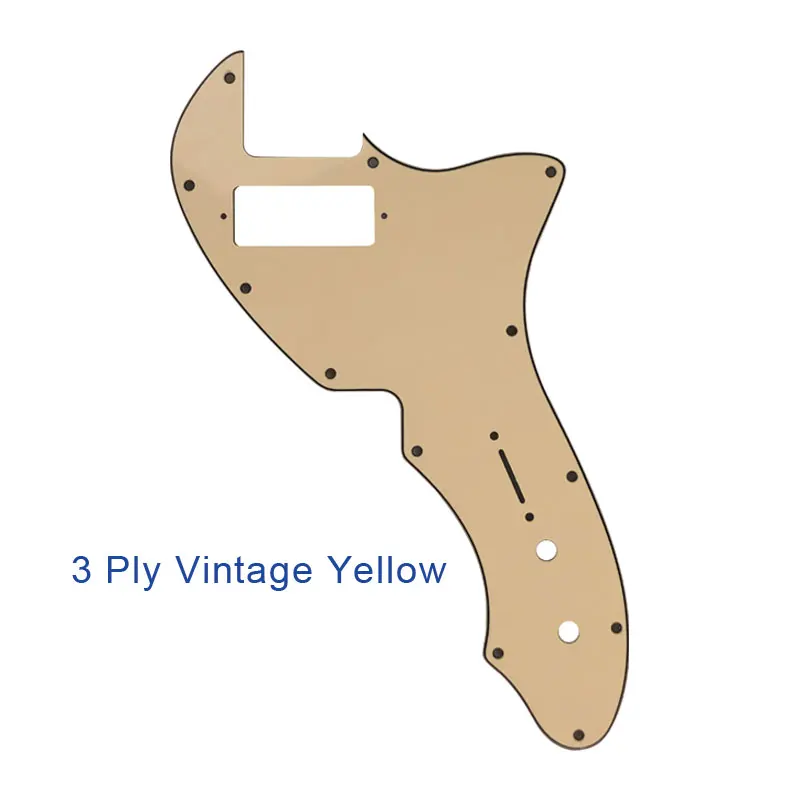 Mini Tele 69 Thinline Pickguard in Pearl Finish 10 Mini Tele 69 Thinline Pickguard in Pearl Finish - Image 10
