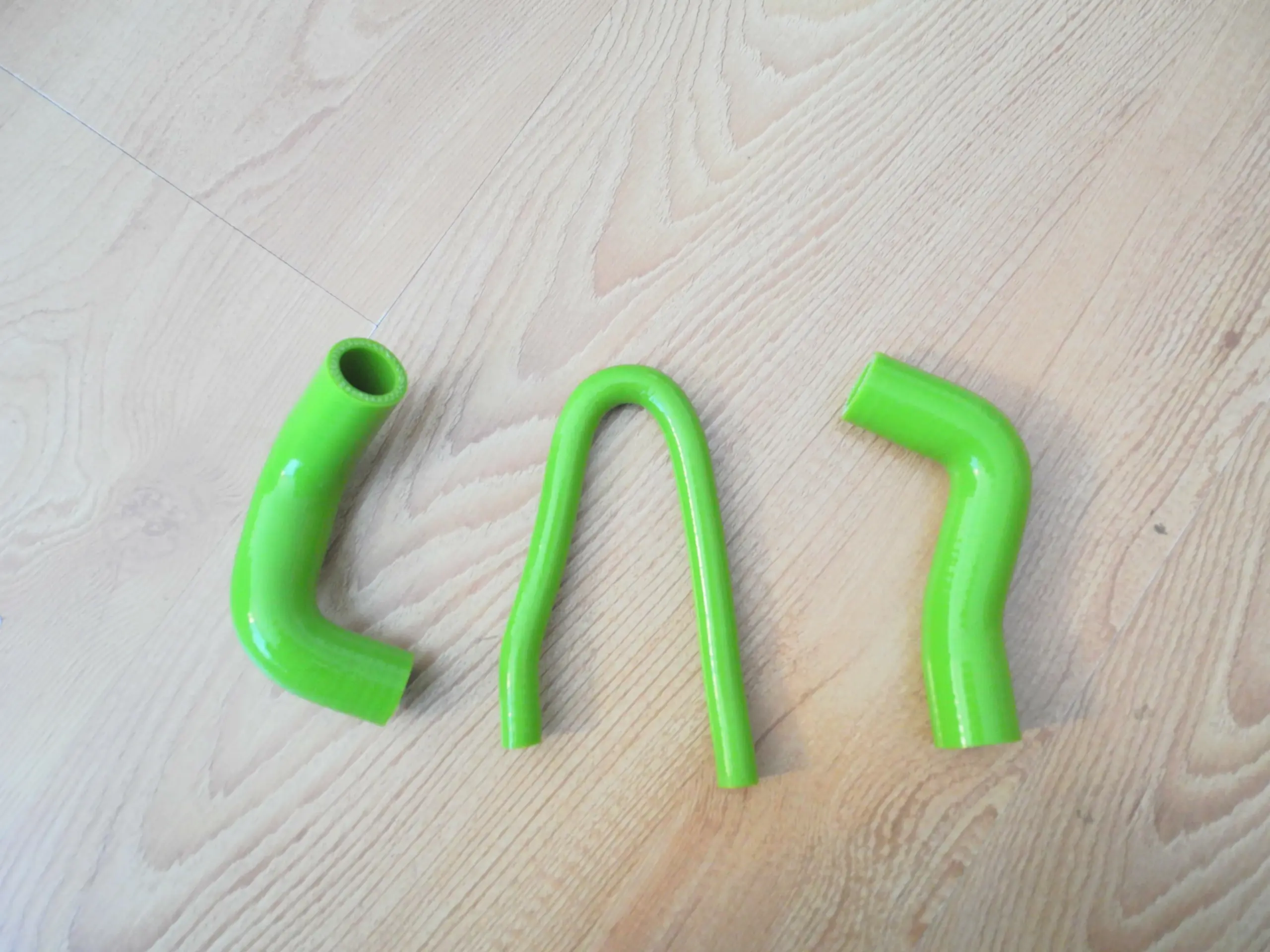 Vibrant Green Silicone Radiator Hoses for Kawasaki 3 Vibrant Green Silicone Radiator Hoses for Kawasaki - Image 3