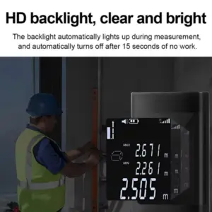 Compact Laser Rangefinder 40/60m, ±2mm Accuracy 15 S009be926c565439f9b00f76a0d927c87J