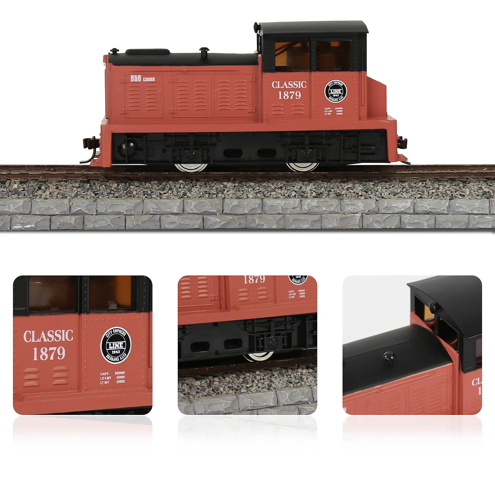 Evemodel HO Scale Vintage Locomotive HCT8701R 2 Evemodel HO Scale Vintage Locomotive HCT8701R - Image 2