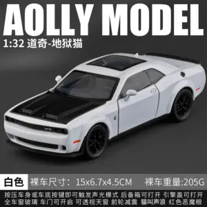 1:32 Dodge Challenger SRT Hellcat Diecast Model 19 S028454cc9639465d9070aa1fb12e752aR