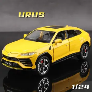 Yellow Lamborghini Urus Diecast Model 1:24 Scale