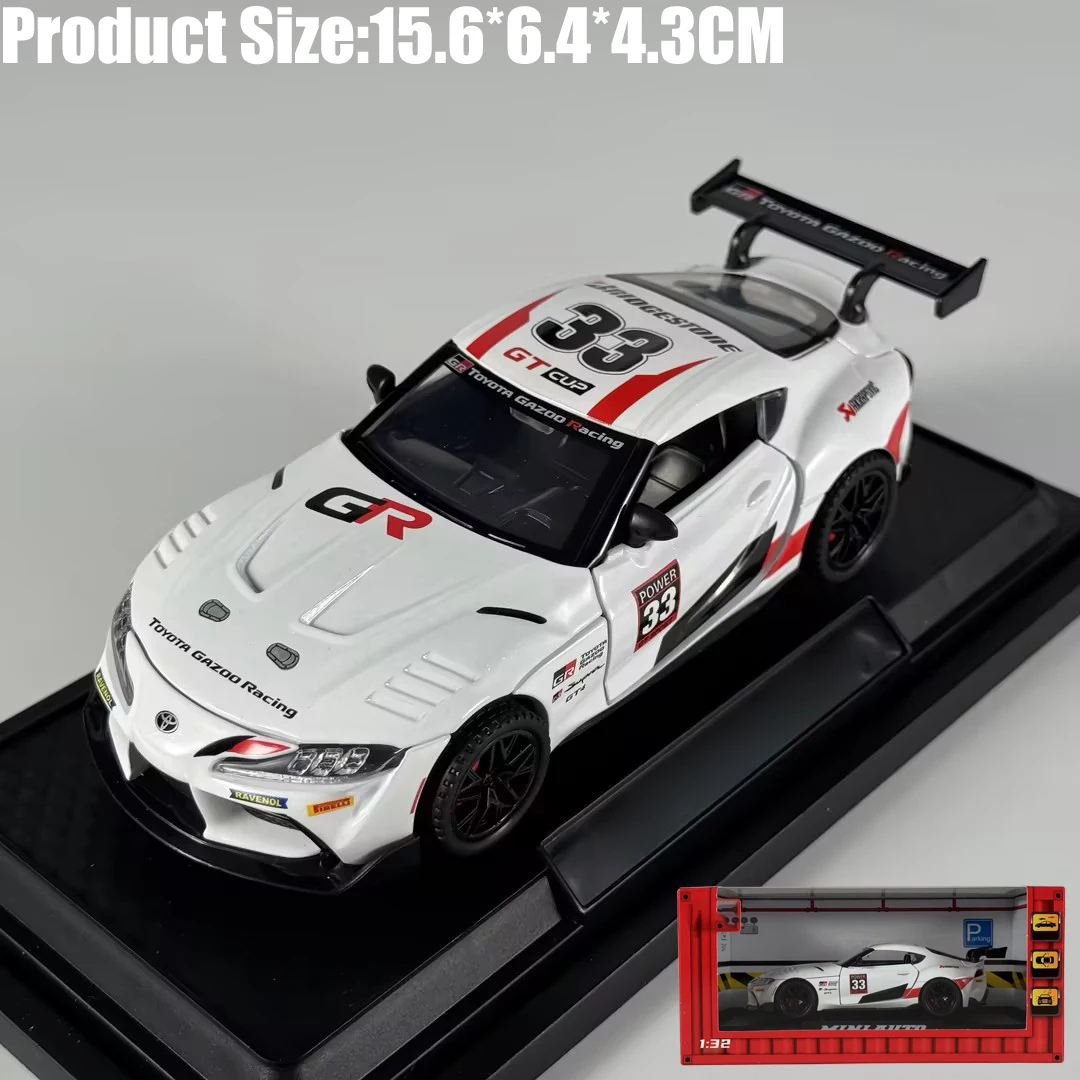 Red Toyota Supra GT4 1:32 Diecast Model 7 Red Toyota Supra GT4 1:32 Diecast Model - Image 7