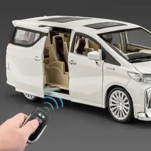 Toyota Alphard 1:24 Diecast Model in Black or White 11 S059b844c08d24cce9ebef04c840a7e97J