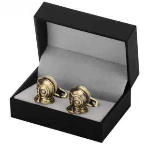 Vintage Brass Knight Helmet Cufflinks for Men and Women 8 S0621ecdce4c248879aee638c22e02831n