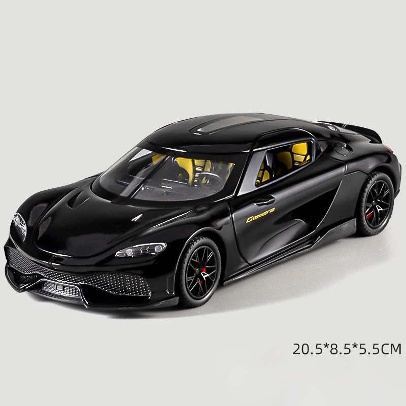 1:24 Scale Diecast Supercar Model with Lights 10 1:24 Scale Diecast Supercar Model with Lights - Image 10