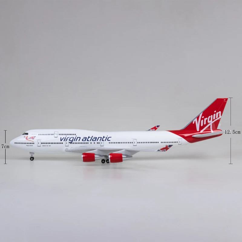 Virgin Atlantic B-747 Model 1:150 Scale 47cm 3 Virgin Atlantic B-747 Model 1:150 Scale 47cm - Image 3