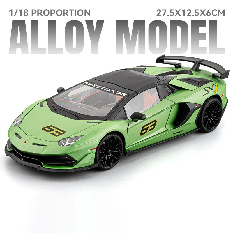 Vibrant Green 1:18 Supercar Diecast Model 8 Vibrant Green 1:18 Supercar Diecast Model - Image 8