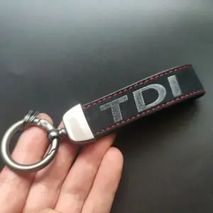 TDI Leather Keychain for VW Cars 8 S083929840fe249dd8292c2e79ca33136z