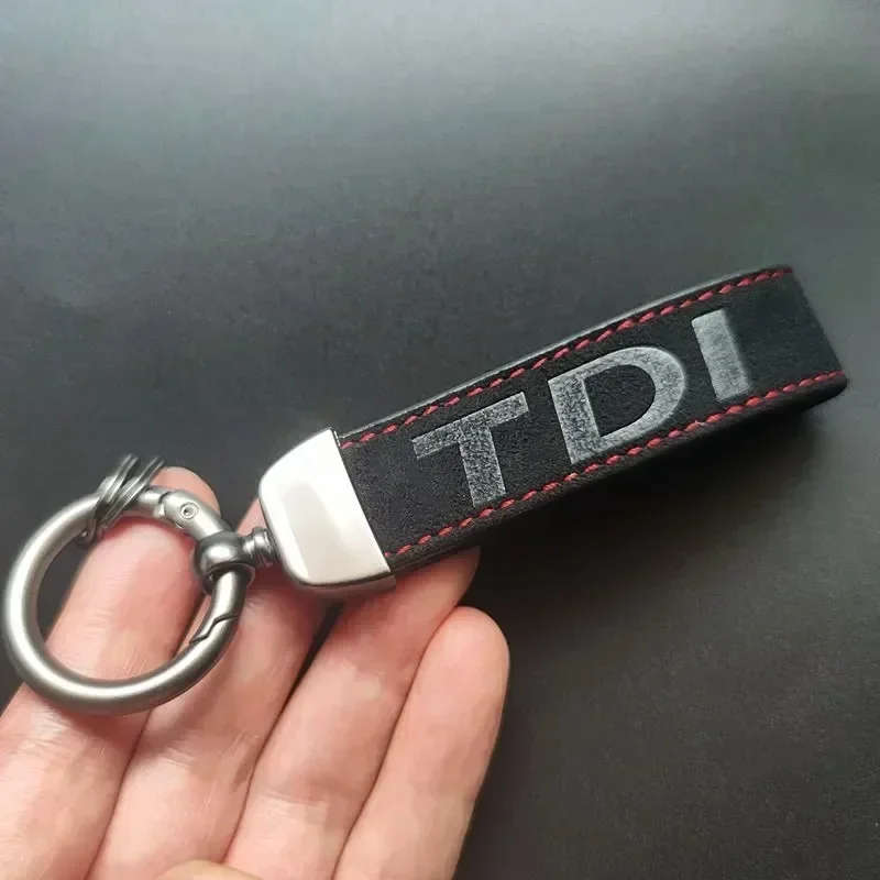 TDI Leather Keychain for VW Cars 2 TDI Leather Keychain for VW Cars - Image 2