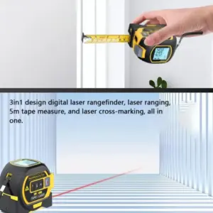 3-in-1 Digital Laser Rangefinder with Tape 14 S0985fb728ac9435c847e604b033cb5ffK