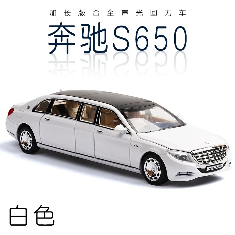 Luxury White 1:32 Scale Diecast Model Car 9 Luxury White 1:32 Scale Diecast Model Car - Image 9