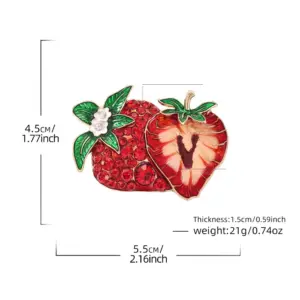 Summer Sweetheart Strawberry Brooch for Women 7 S0b57b31fdbe94c3d98bc5f66a6a95a6c6