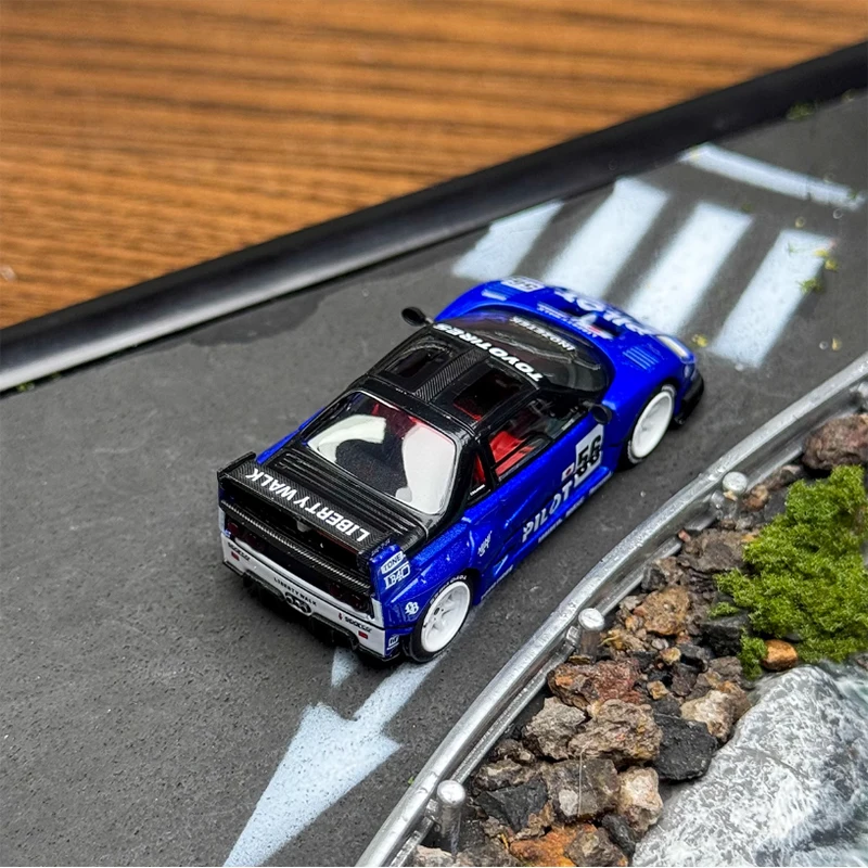 Vibrant Blue Mazda AZ-1 Diecast Model 1:64 Scale 3 Vibrant Blue Mazda AZ-1 Diecast Model 1:64 Scale - Image 3