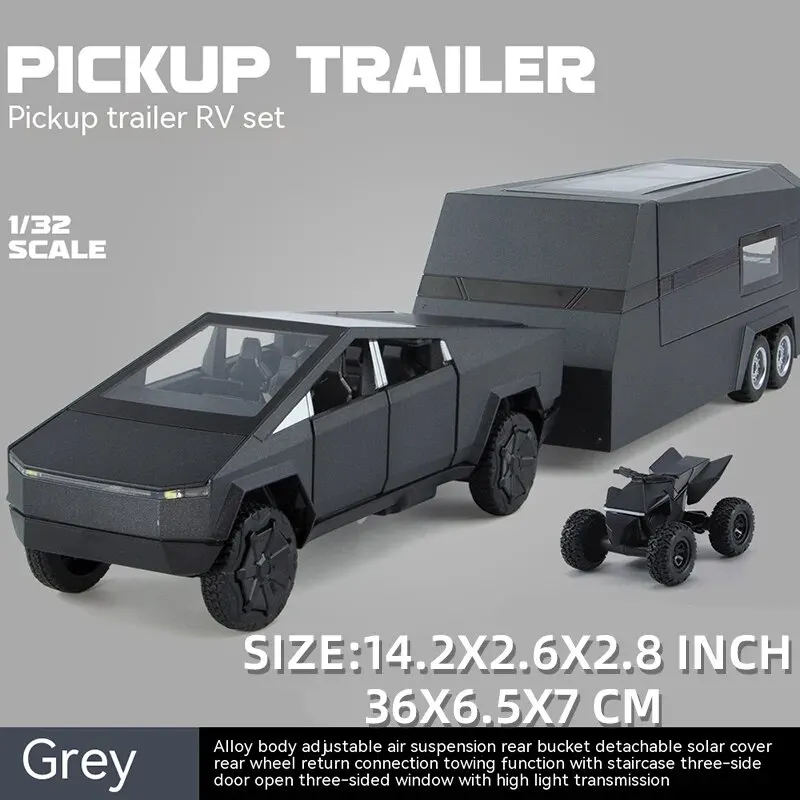 Futuristic 1:32 Scale Diecast Truck Set 8 Futuristic 1:32 Scale Diecast Truck Set - Image 8