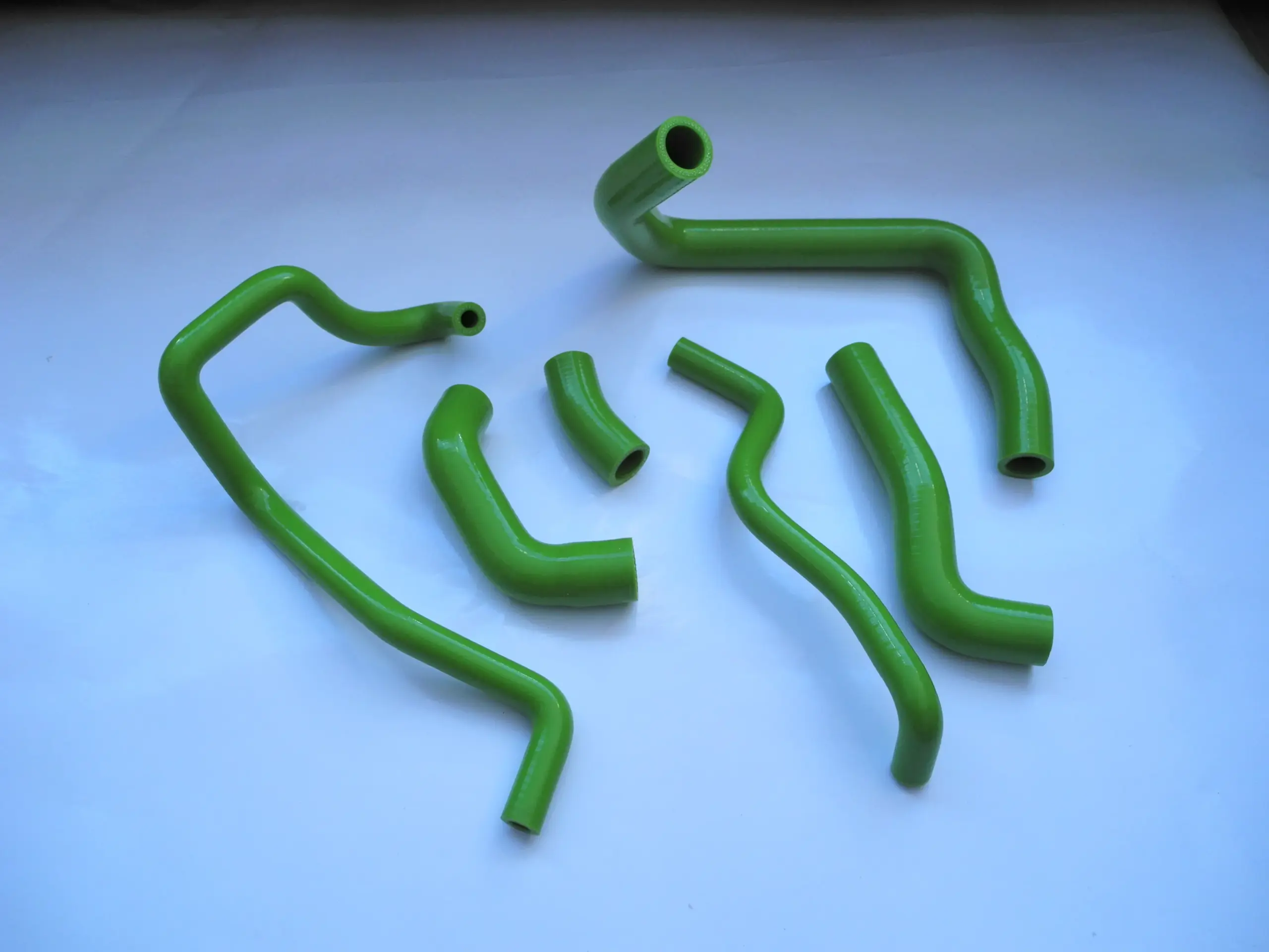 Green Silicone Radiator Hose Kit for Kawasaki ZX10R 2008-2010 3 Green Silicone Radiator Hose Kit for Kawasaki ZX10R 2008-2010 - Image 3