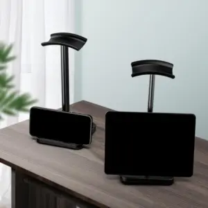 Black Aluminum Headphone Stand for Office and Studio 10 S0f7e16dddb9a4713985c30b3ae9ef603g
