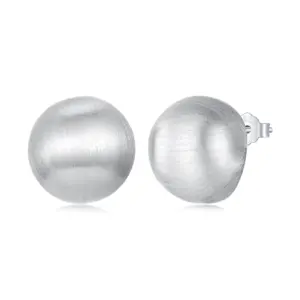 Elegant White and Gold Wedding Huggies Earrings 16 S1187e265c2454934acdc337b83046eff0