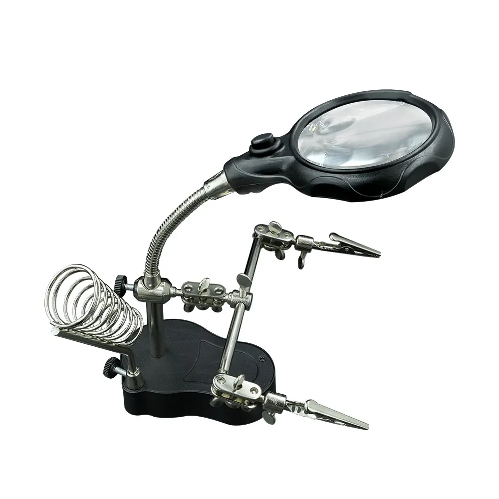 Soldering Iron Stand with 3.5x/12x Magnifier 6 Soldering Iron Stand with 3.5x/12x Magnifier - Image 6