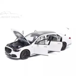 White Alloy S680 W223 Model Car Replica 6 S12719e5528894ebd876dd7bb51ed65adB
