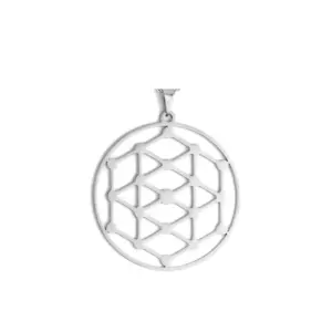 Sacred Geometry Stainless Steel Pendant 18 S14013d07fecc443489f169d5669bad4cC