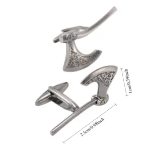 Vintage Axe-Shaped Cufflinks for Men and Women 6 S1524fa71dbf0484f8832970950a67a638