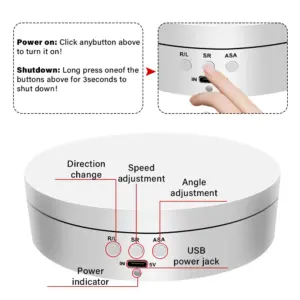 Rotating Jewelry Display Stand with USB Power 13 S18231db5e11c47a894b64d145bdd488fq 2