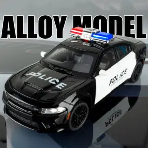 1:32 Scale Police Car Model with Lights
