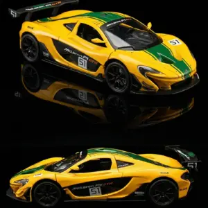 1:24 McLaren P1 GTR Diecast Model in Yellow 11 S19601ea13c7b4b779a7992f929071307B