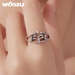 Women's Silver Tree of Life Ring 10 S1a25f94896554c5c8764bb5fa2c510d8S