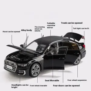 Black 1:18 Audi A6L Diecast Model Car 11 S1a72674d577d4e78abfa6b99876071f1f