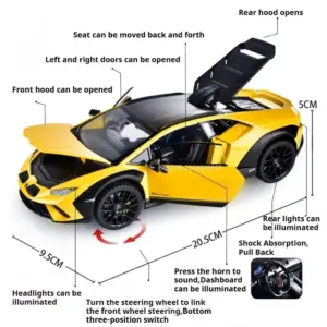 Lamborghini Huracan 1:24 Scale Model Car 12 S1c1ffeea04834f3b9700e5f1d01e046aZ