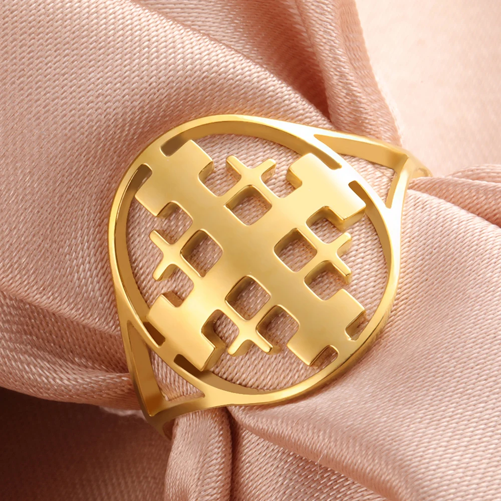 Stainless Steel Jerusalem Cross Ring for Faith 3 Stainless Steel Jerusalem Cross Ring for Faith - Image 3