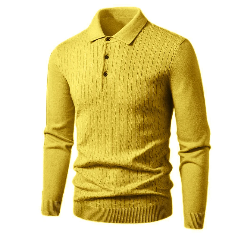 Men's Elegant Polo Sweater by ANIMAL GAME 8 Men's Elegant Polo Sweater by ANIMAL GAME - Image 8