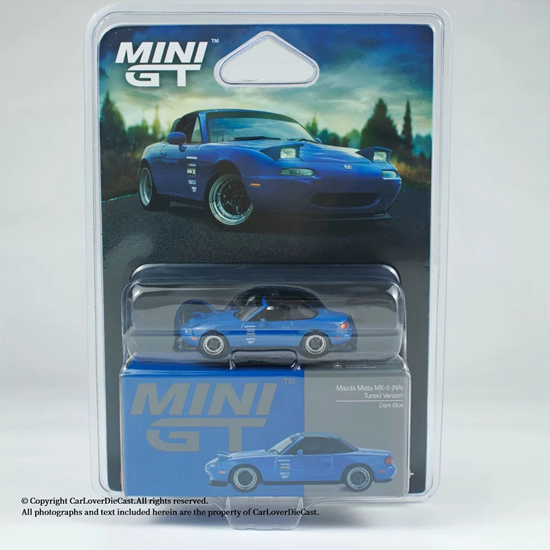 MiniGT Mazda MX5 NA 1:64 Diecast Model Blue 6 MiniGT Mazda MX5 NA 1:64 Diecast Model Blue - Image 6