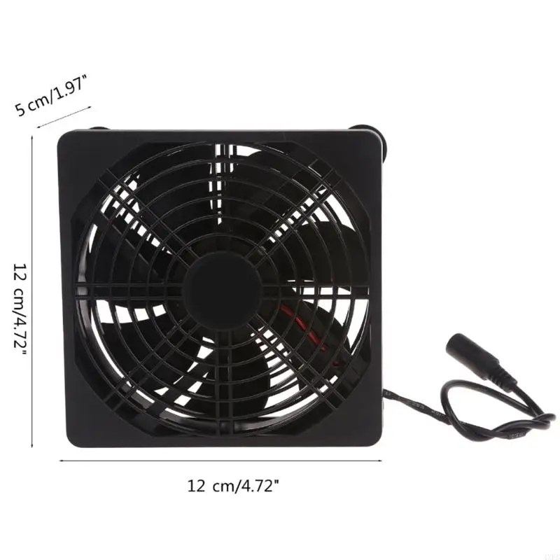 12CM High-Performance Computer Fan for Electronics 6 12CM High-Performance Computer Fan for Electronics - Image 6