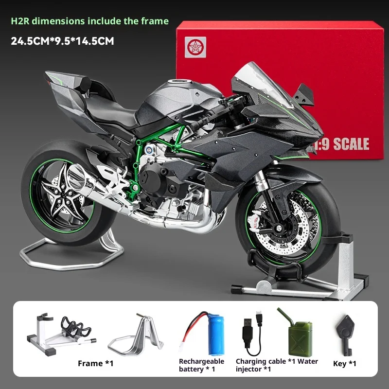 1:9 Scale H2R Diecast Motorcycle Model 2 1:9 Scale H2R Diecast Motorcycle Model - Image 2